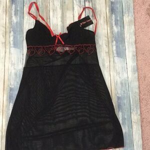 Black Heart lingerie-Medium